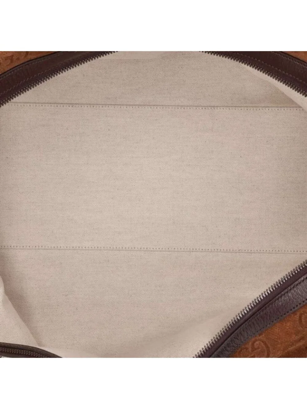 Gucci GG All Over Print Suede Boston Bag
